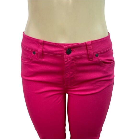 Talbots Womens Pink Mid-Rise Skinny Jeans Sz 6/28 - New - Picture 4 of 10